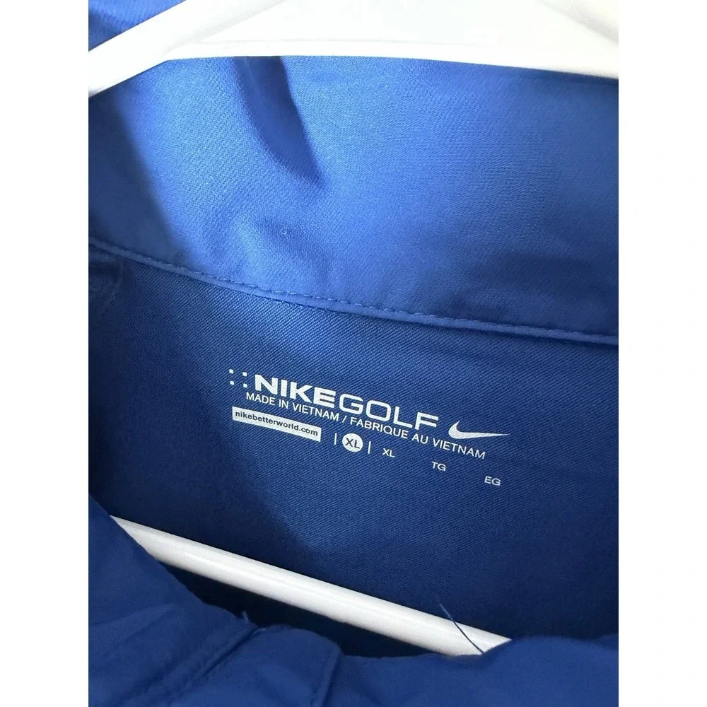 Nike PGA Golf Windbreaker Jacket Promo‎ Pullover Broadsoft Mens XL NEW Blue
